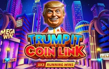 Trump It Coin Link - Running Wins 3X3 - Fugaso