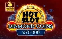 Hot Slot - Diamond Coins Burning Board - Wazdan