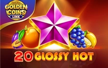 20 Glossy Hot Golden Coins Link - Amusnet