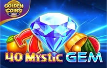 40 Mystic Gem Golden Coins Link - Amusnet